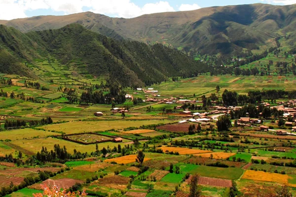 Luxury boutique hotel views in the Sacred Valley of the Incas