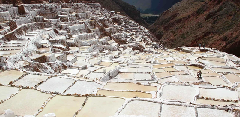 Private guided tour of the Maras Salt Mines in the Sacred Valley
