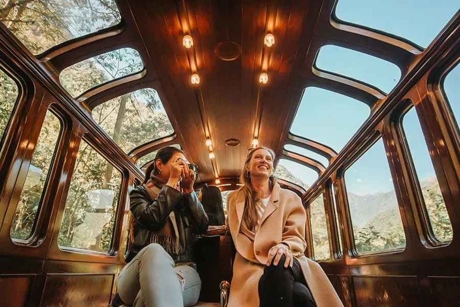 First Class Train to Machu Picchu
